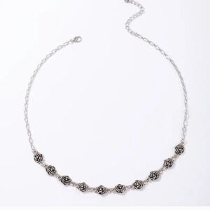 NWT Rose Flower Shape Necklace * Gift Box Included